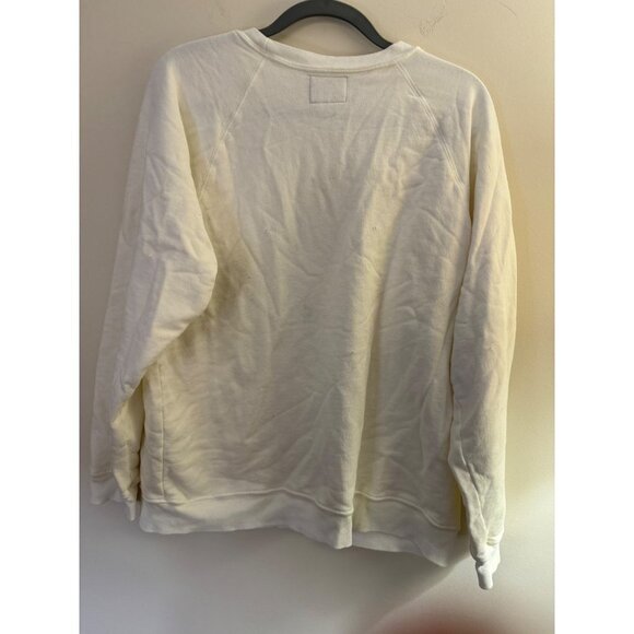 Free People Retro Brand Love Love Love Crew Neck Sweatshirt Size L New - Picture 5 of 5